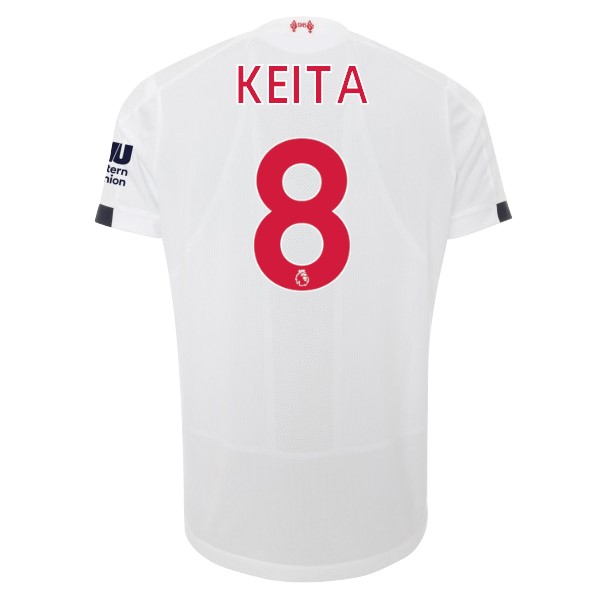 Camiseta Liverpool NO.8 Keita Replica Segunda Ropa 2019/20 Blanco